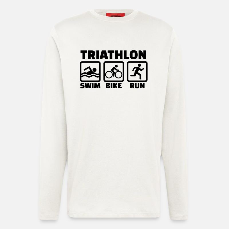 Triathlon - Langarmshirt - made by SPREAD  - OFF WHITE