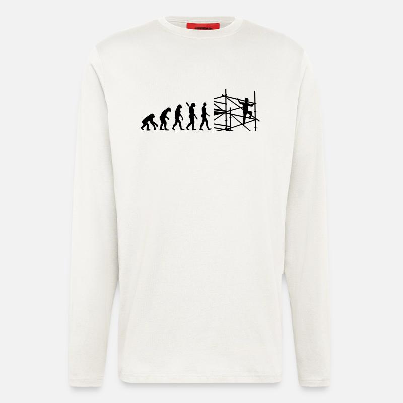 Evolution scaffolder - Longsleeve - made by SPREAD  - OFF WHITE