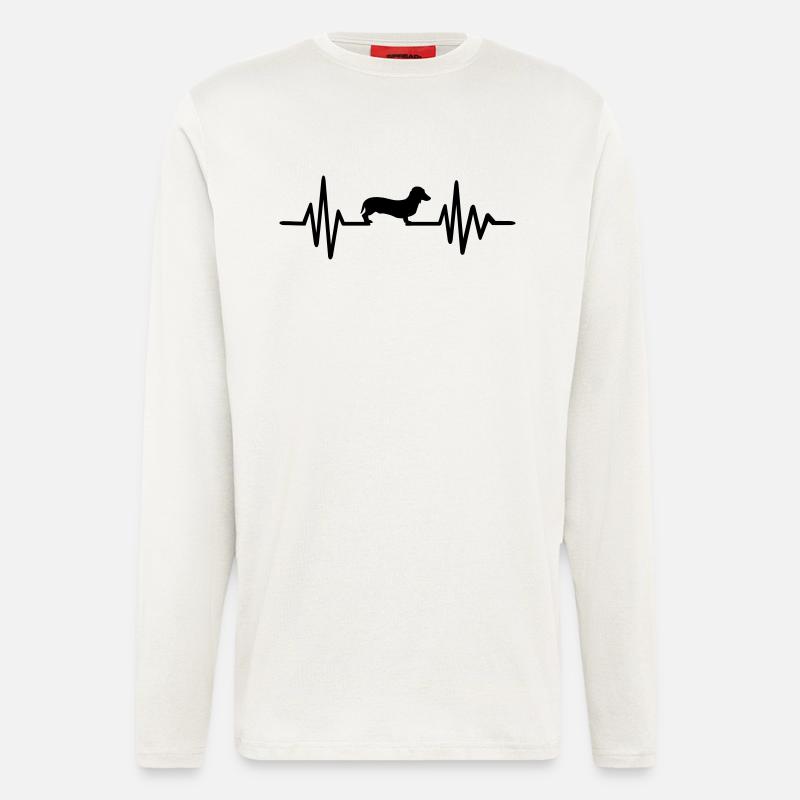 Dackel - Langarmshirt - made by SPREAD - OFF WHITE