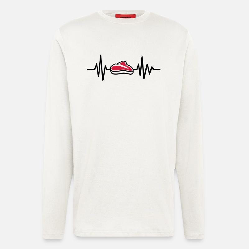 Fleisch - Langarmshirt - made by SPREAD  - OFF WHITE