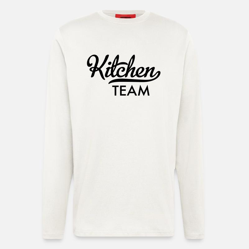 Team Kitchen - Longsleeve - made by SPREAD  - OFF WHITE