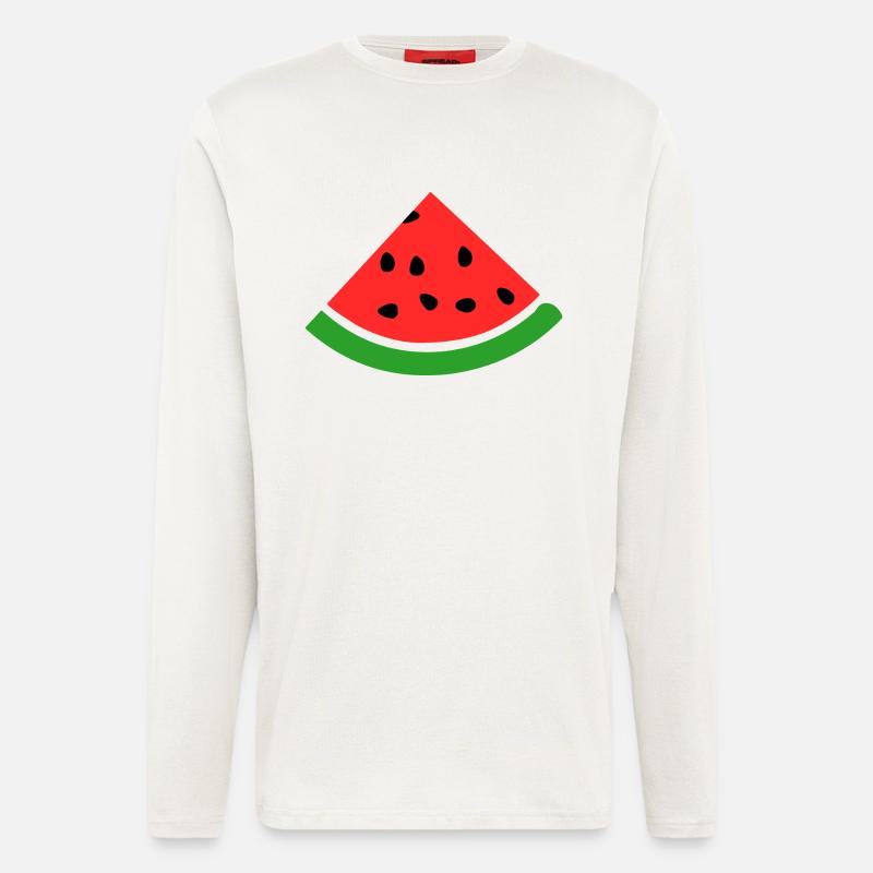 Wassermelone melone - Langarmshirt - made by SPREAD  - OFF WHITE