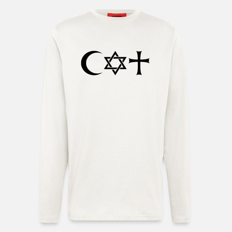 coexist - Langarmshirt - made by SPREAD  - OFF WHITE