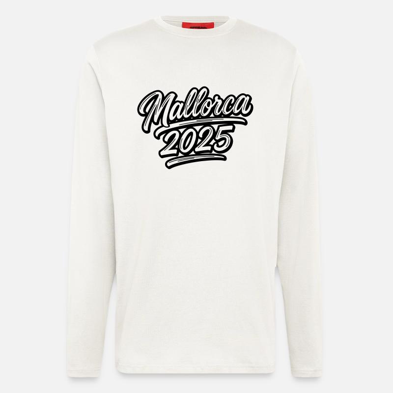 Mallorca 2025 - Langarmshirt - made by SPREAD  - OFF WHITE