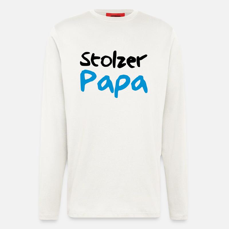 Stolzer Papa - Langarmshirt - made by SPREAD  - OFF WHITE