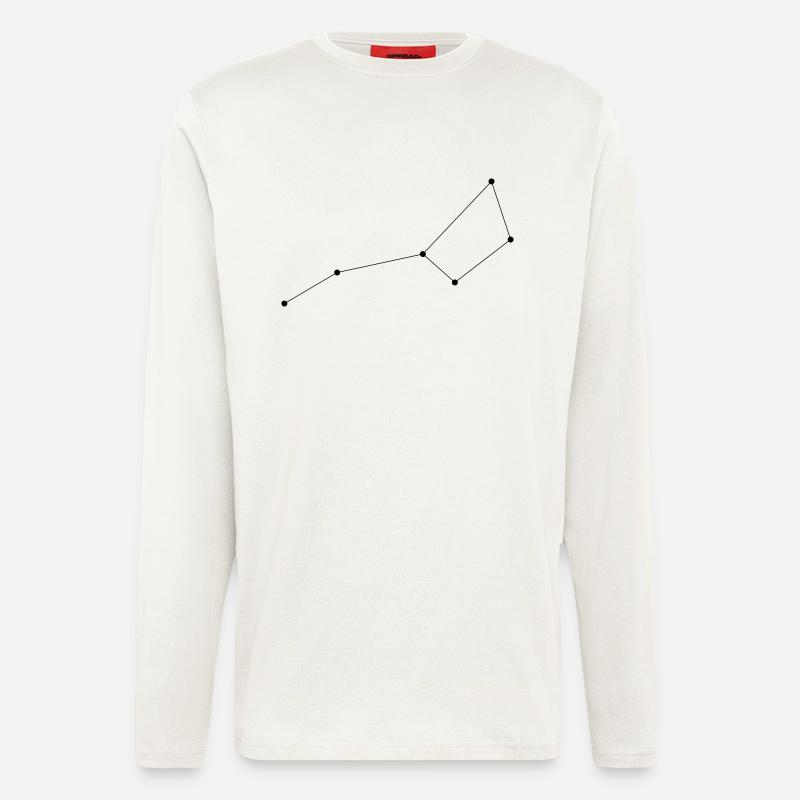 sternenbild_grosser_wagen - Langarmshirt - made by SPREAD  - OFF WHITE