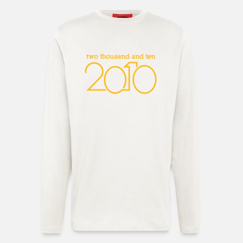 Willkommen bis 2010 - Langarmshirt - made by SPREAD  - OFF WHITE