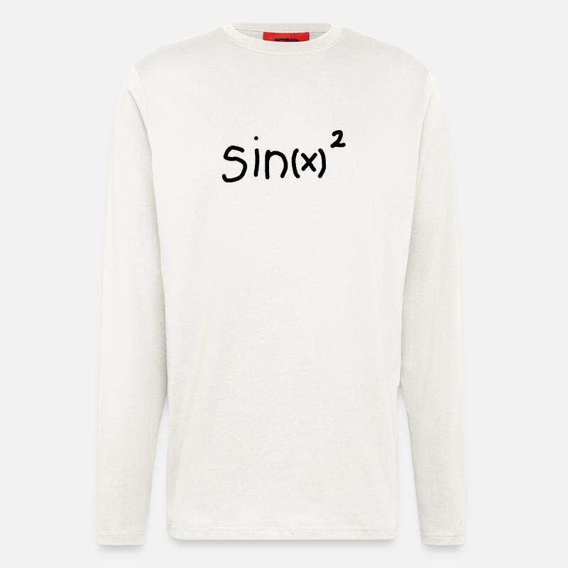 sin(x)²+cos(x)²=1 sin - Langarmshirt - made by SPREAD  - OFF WHITE