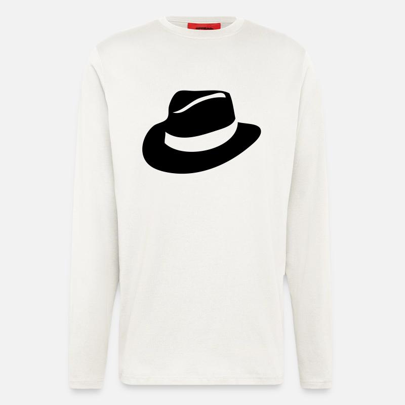 Cowboy-Hut Hat5 - Langarmshirt - made by SPREAD  - OFF WHITE