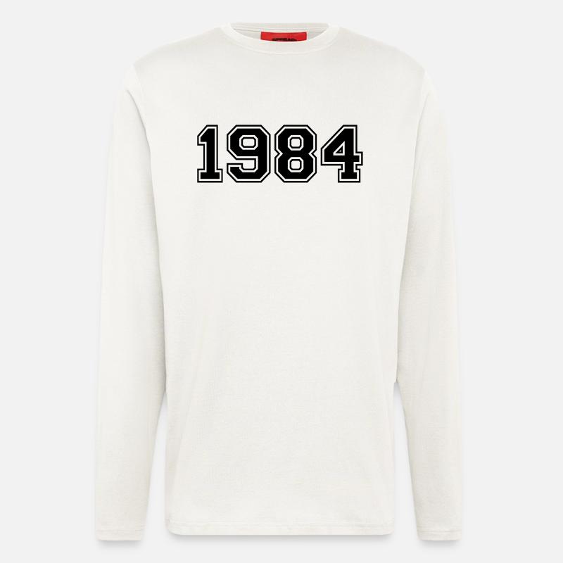 1984 - Langarmshirt - made by SPREAD  - OFF WHITE