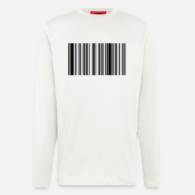 barcode - Longsleeve - made by SPREAD  - OFF WHITE