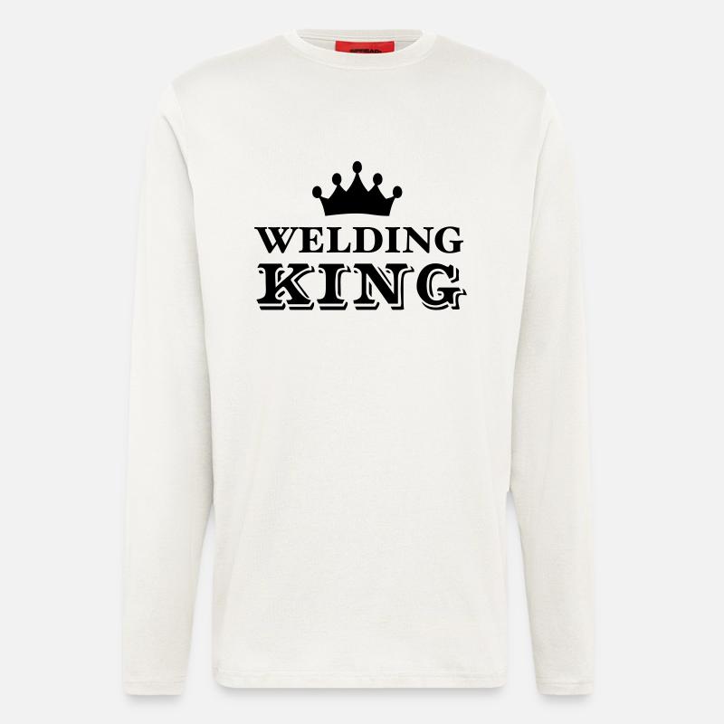 Welding King - Langarmshirt - made by SPREAD  - OFF WHITE