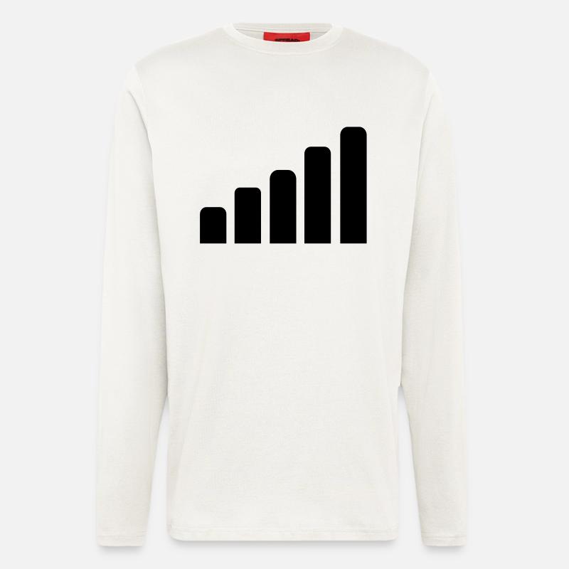 Telefon Empfang - Langarmshirt - made by SPREAD  - OFF WHITE