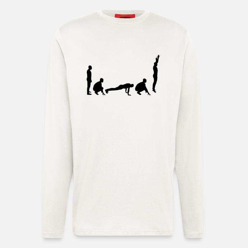 Evolution - Burpee - Longsleeve - made by SPREAD  - OFF WHITE