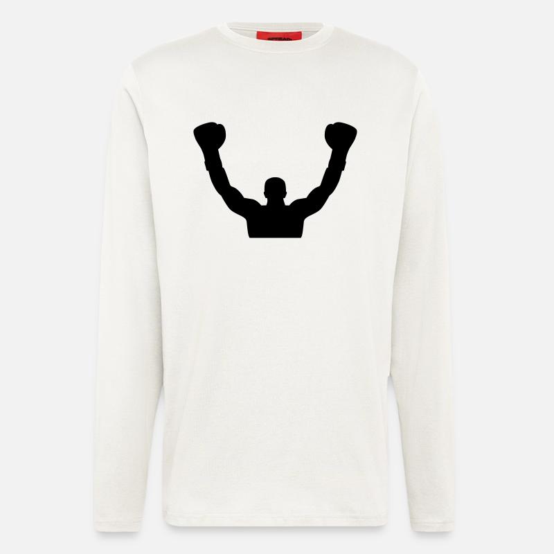 Boxen - Langarmshirt - made by SPREAD  - OFF WHITE