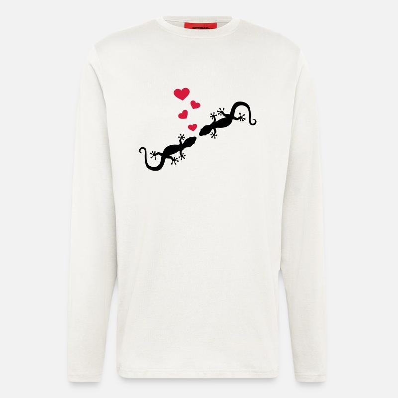 Gecko - Langarmshirt - made by SPREAD  - OFF WHITE