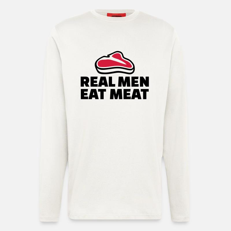Fleisch - Langarmshirt - made by SPREAD  - OFF WHITE