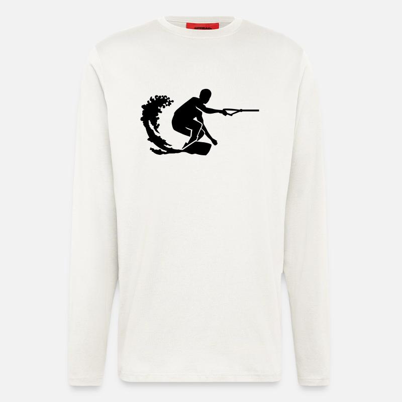Wakeboard - Langarmshirt - made by SPREAD  - OFF WHITE
