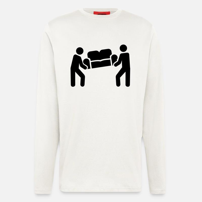 Relocation - Longsleeve - made by SPREAD  - OFF WHITE