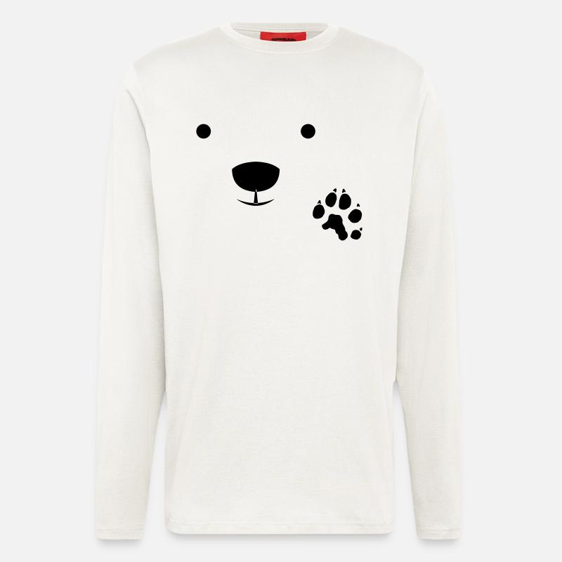 Polar Bear - Langarmshirt - made by SPREAD  - OFF WHITE