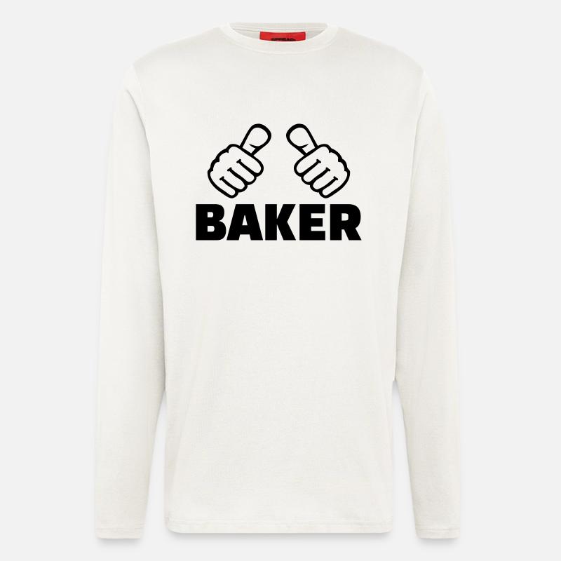 Bäcker - Langarmshirt - made by SPREAD  - OFF WHITE