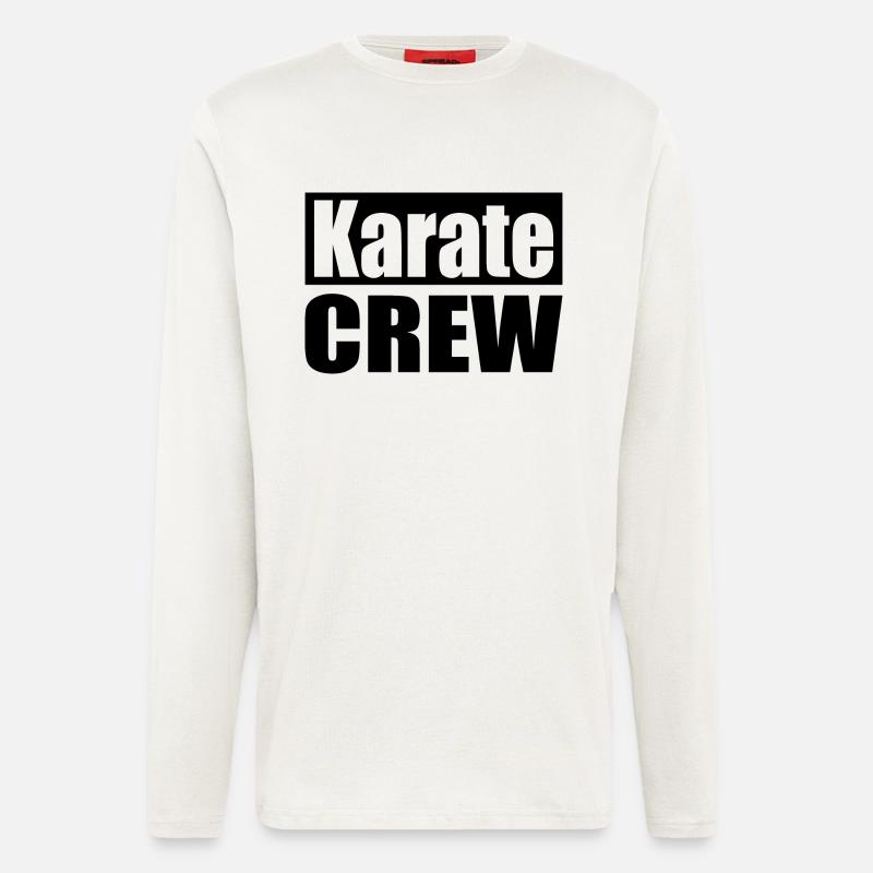 Karate-Mannschaft - Langarmshirt - made by SPREAD  - OFF WHITE