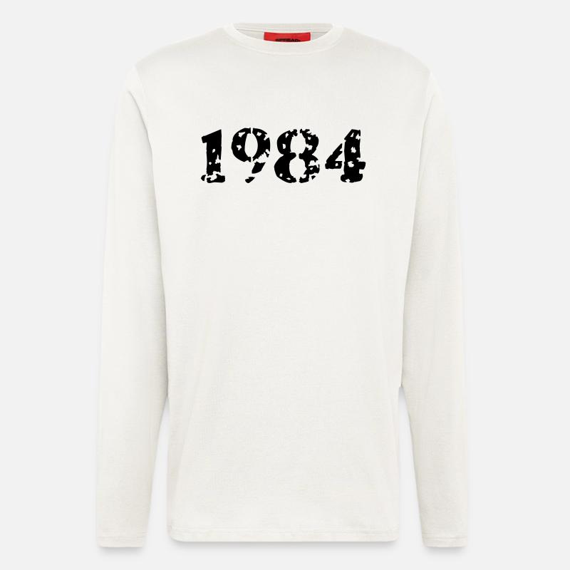 1984 - Langarmshirt - made by SPREAD  - OFF WHITE