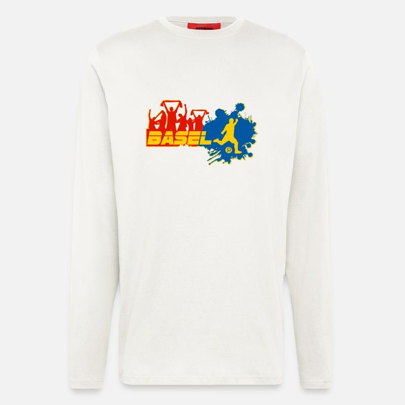 Basel Fan - Langarmshirt - made by SPREAD  - OFF WHITE