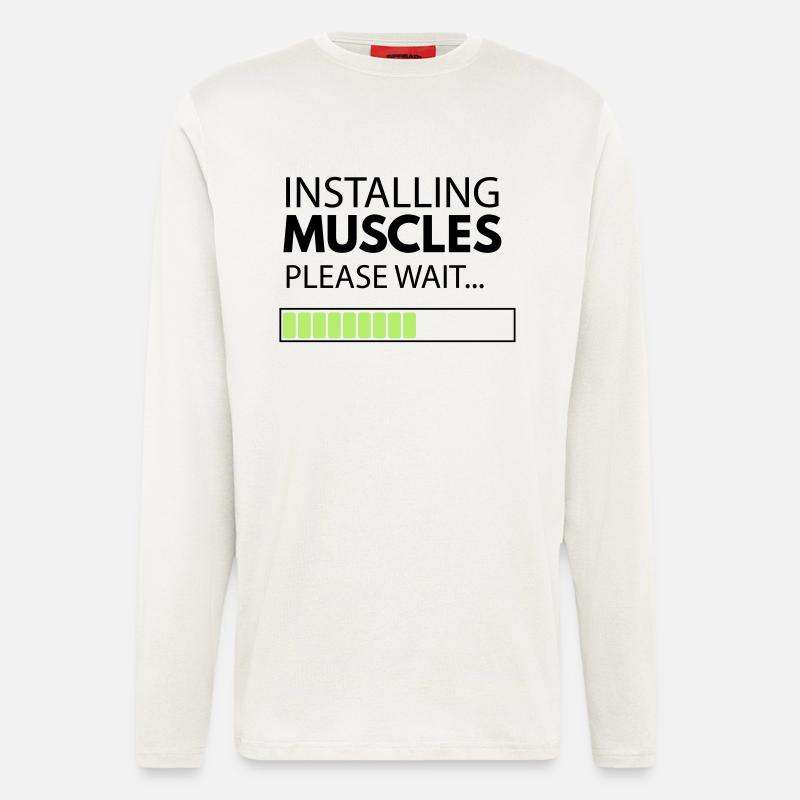 muscle_man - Langarmshirt - made by SPREAD  - OFF WHITE