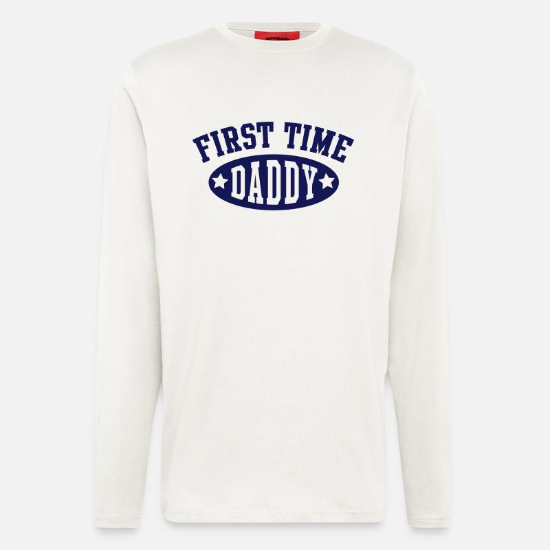 FIRST TIME DADDY - Langarmshirt - made by SPREAD  - OFF WHITE