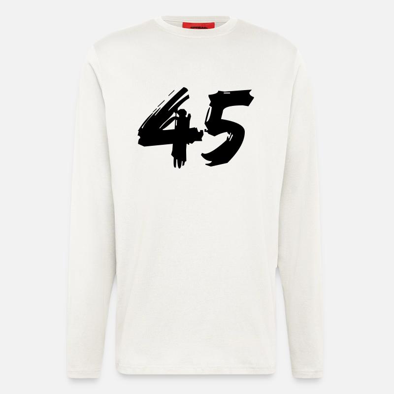 Brushed 45 - Langarmshirt - made by SPREAD  - OFF WHITE