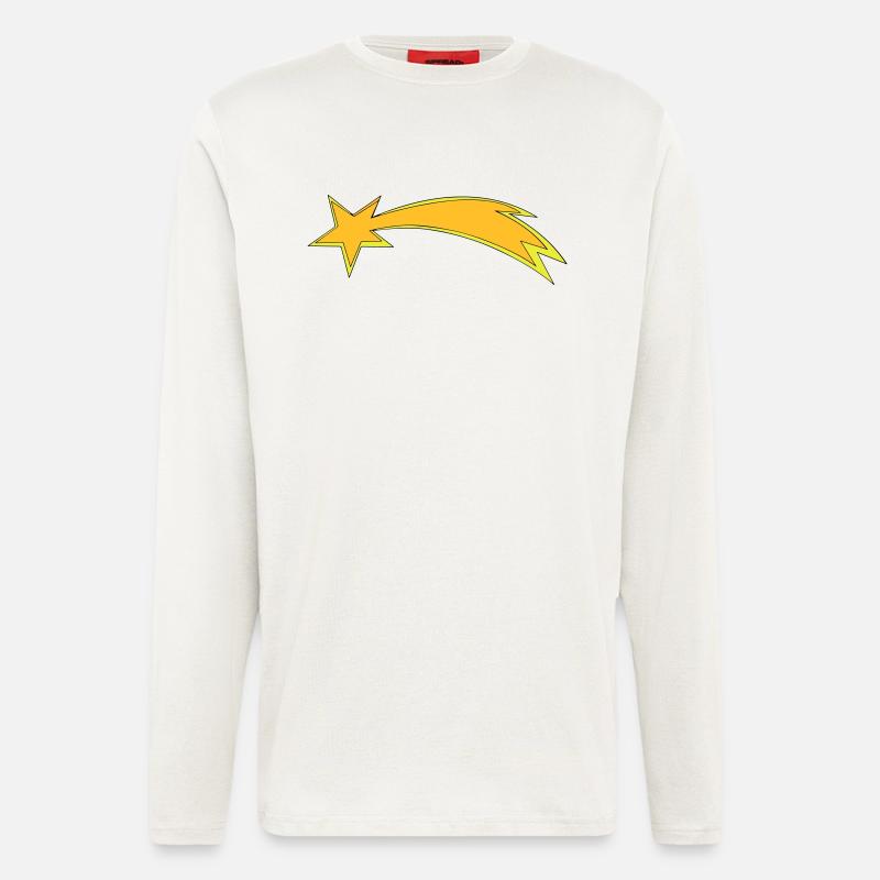 christmas star - Langarmshirt - made by SPREAD  - OFF WHITE