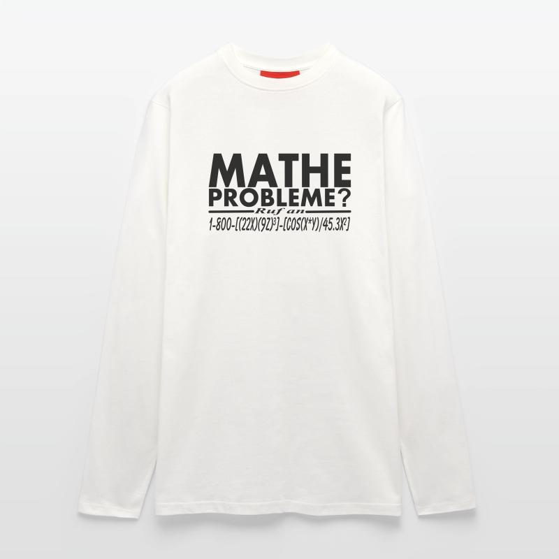 Math problems? Hotline number design Longsleeve - made by SPREAD 