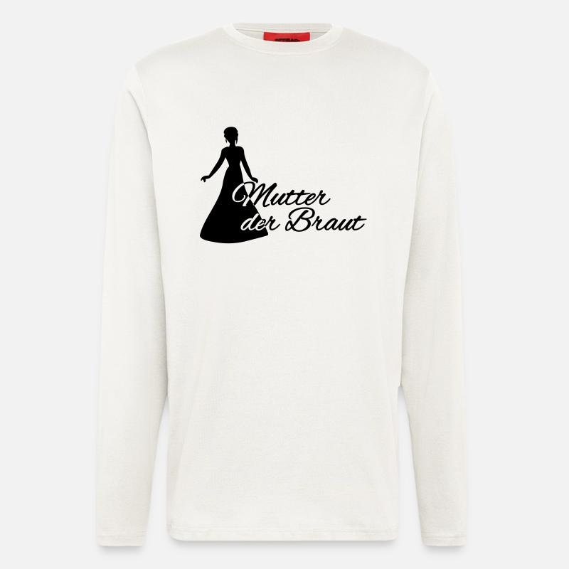 Mutter der Braut - Langarmshirt - made by SPREAD  - OFF WHITE