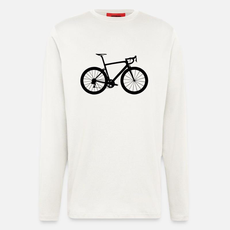 coureur - Manches longues bio décontracté fabriqué en UE - OFF WHITE