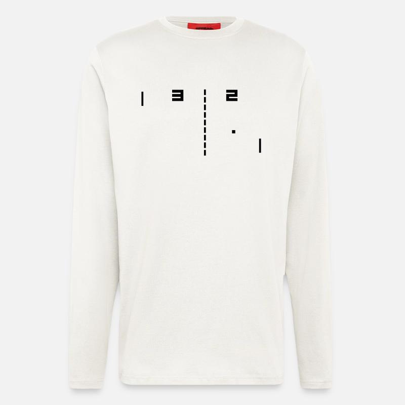 pong - Langarmshirt - made by SPREAD  - OFF WHITE