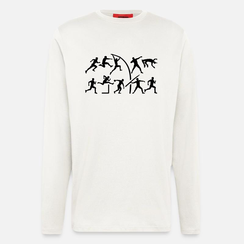 Zehnkampf - Langarmshirt - made by SPREAD - OFF WHITE