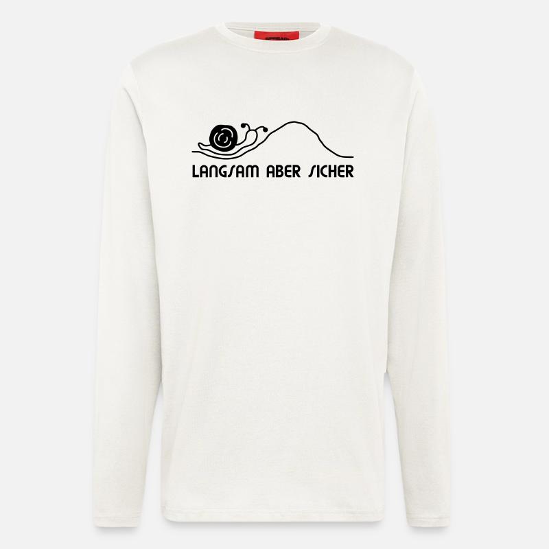 Schnecke langsam - Langarmshirt - made by SPREAD  - OFF WHITE