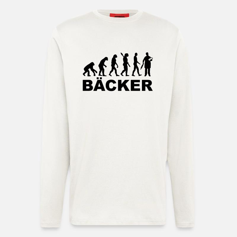 Bäcker - Langarmshirt - made by SPREAD  - OFF WHITE