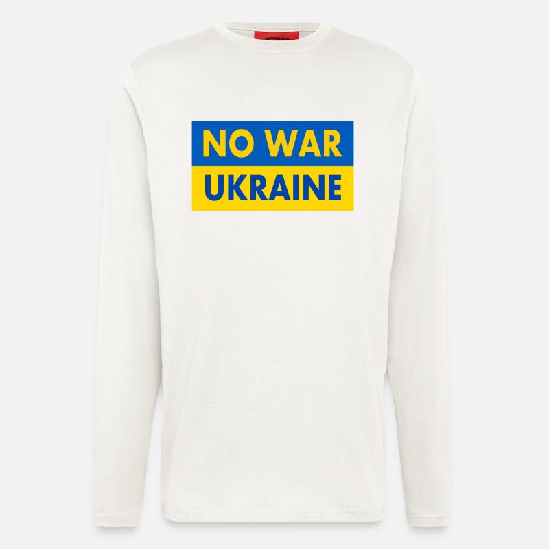 No war - Langarmshirt - made by SPREAD  - OFF WHITE