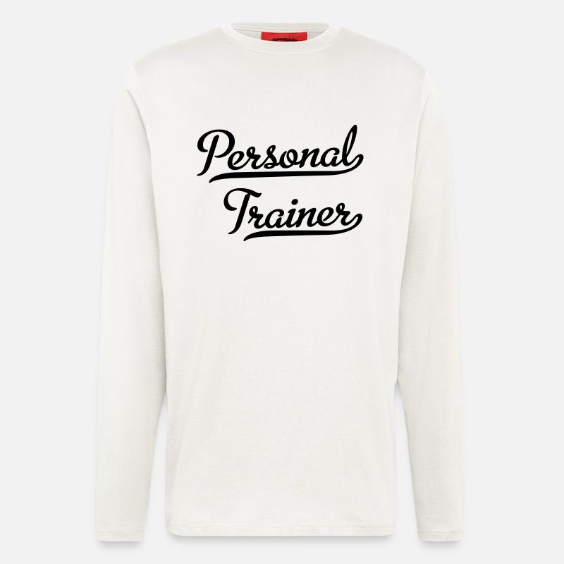 Personal Trainer - Langarmshirt - made by SPREAD  - OFF WHITE