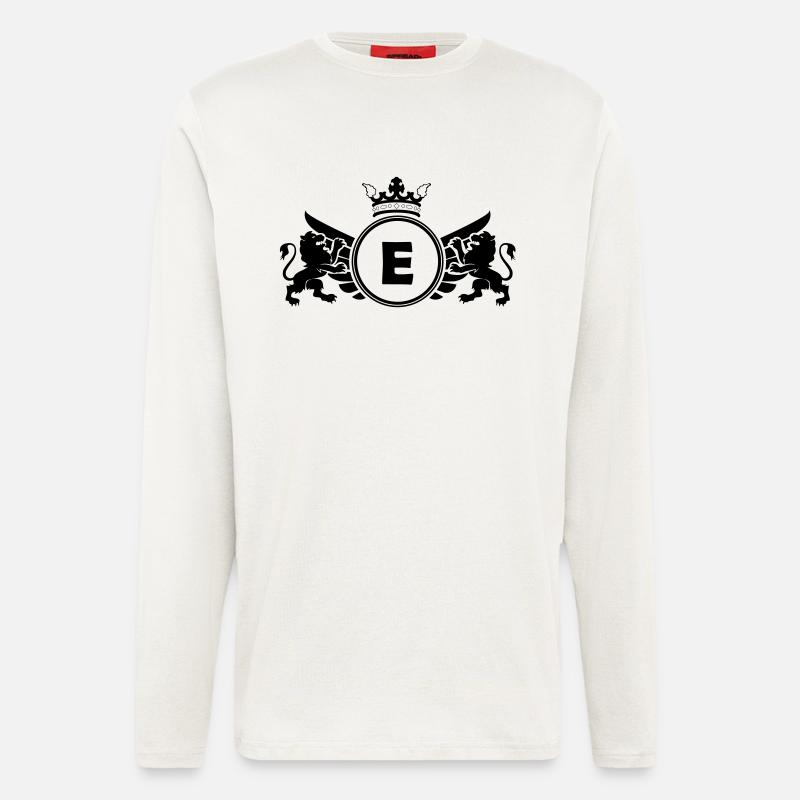 buchstabe E Wappen - Langarmshirt - made by SPREAD  - OFF WHITE