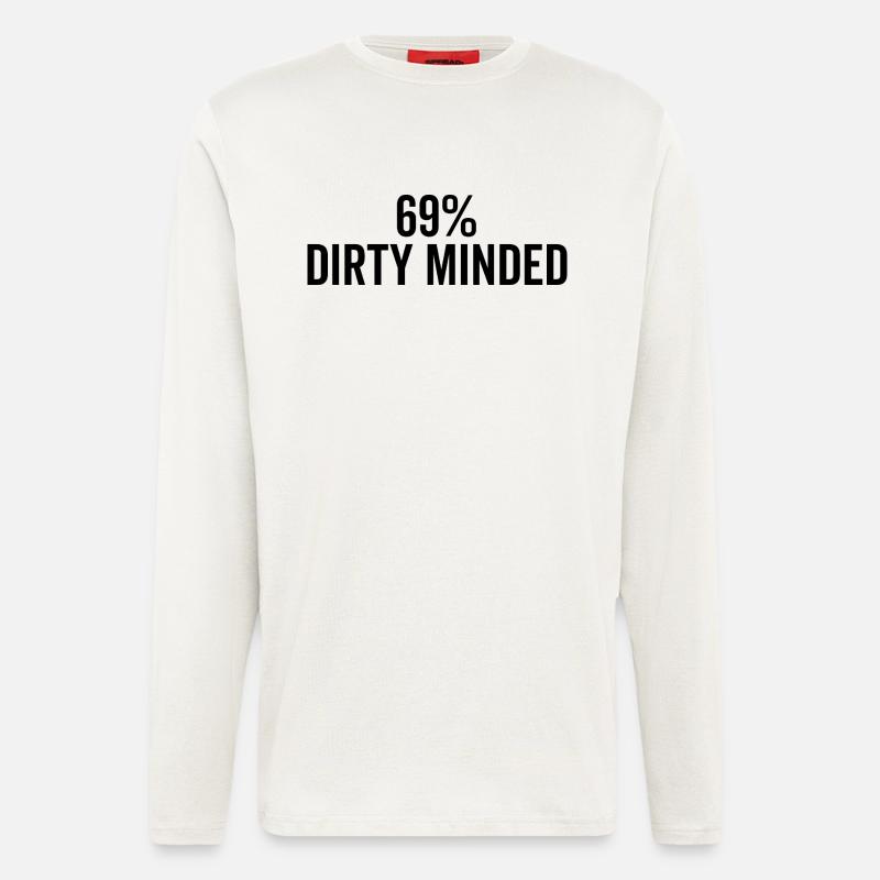 69% schmutzig gesinnt - Langarmshirt - made by SPREAD  - OFF WHITE