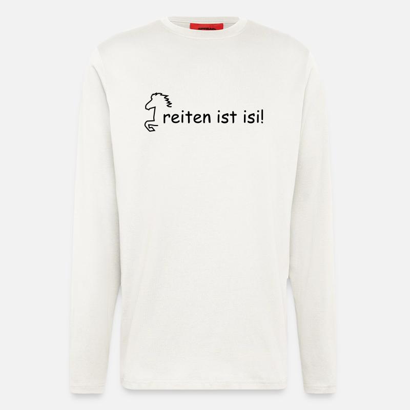 Pferd - Langarmshirt - made by SPREAD  - OFF WHITE