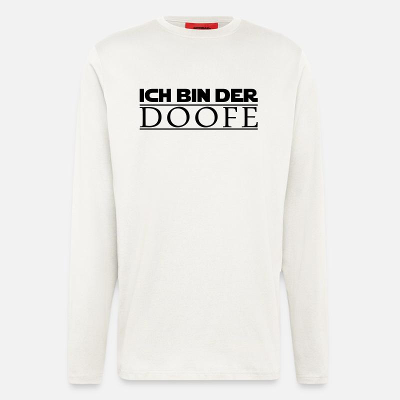 ich bin der doofe (jedi) - Langarmshirt - made by SPREAD  - OFF WHITE