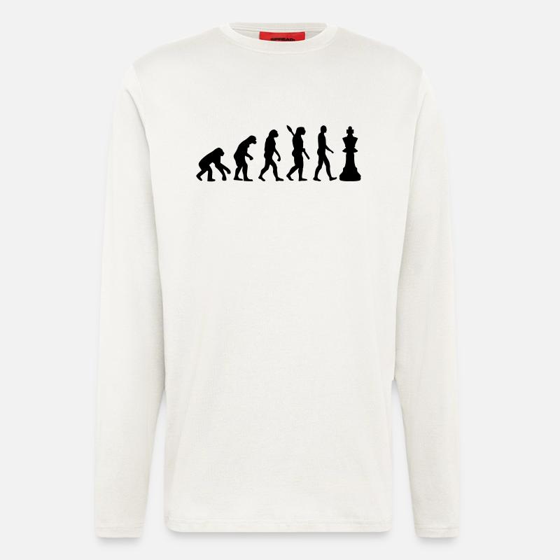 Schach - Langarmshirt - made by SPREAD  - OFF WHITE