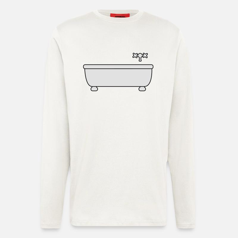 Bath - Langarmshirt - made by SPREAD  - OFF WHITE