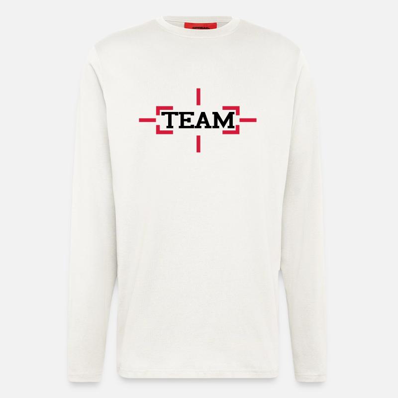 team - Langarmshirt - made by SPREAD  - OFF WHITE