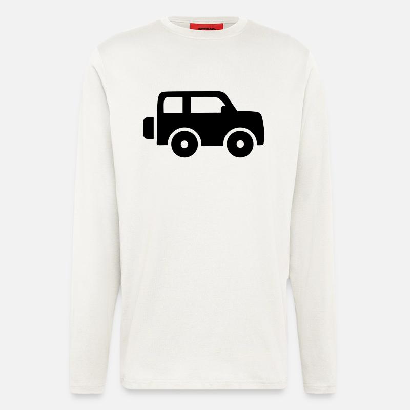 Car - Longsleeve - made by SPREAD  - OFF WHITE