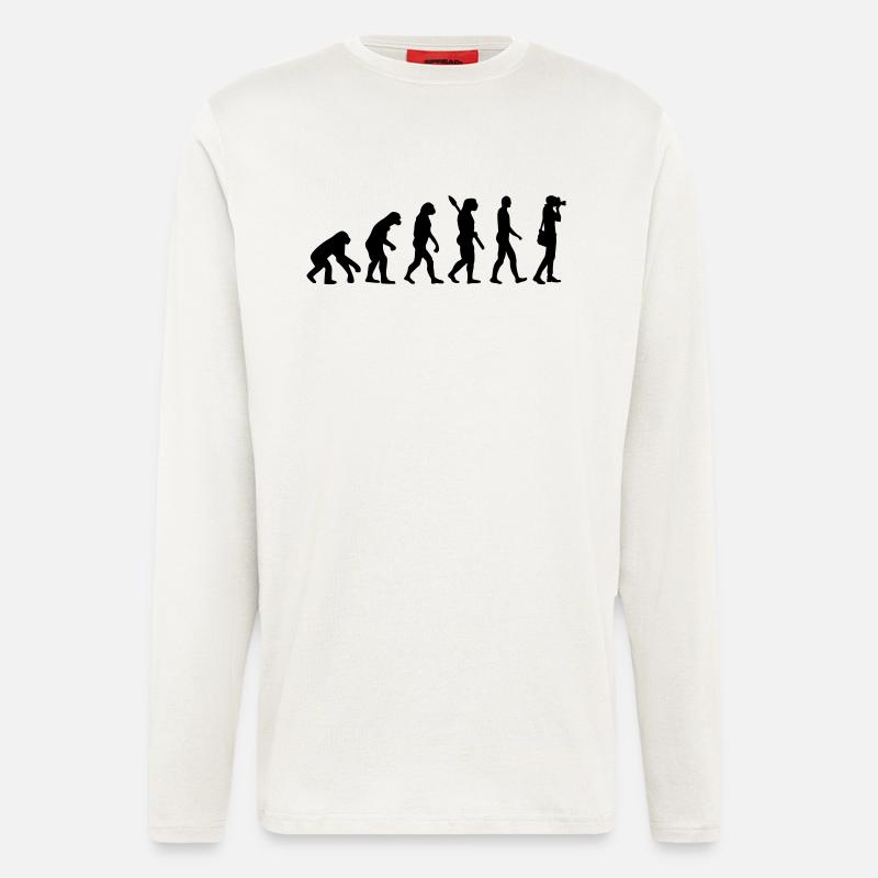 Fotograf - Langarmshirt - made by SPREAD  - OFF WHITE